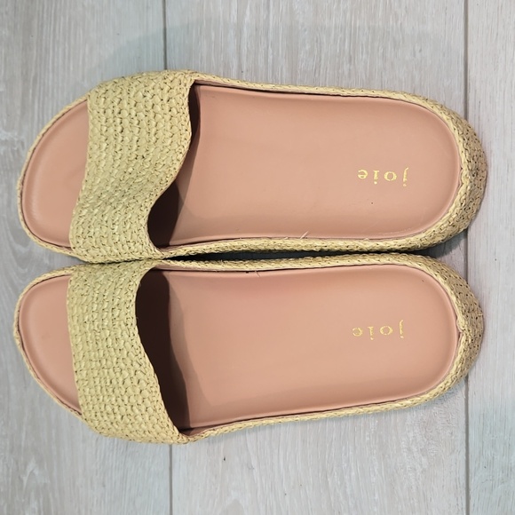 Joie Women Boho Hobo Espadrille Platform Woven Design Sandals Shoes Sz 9.5M - Picture 6 of 12